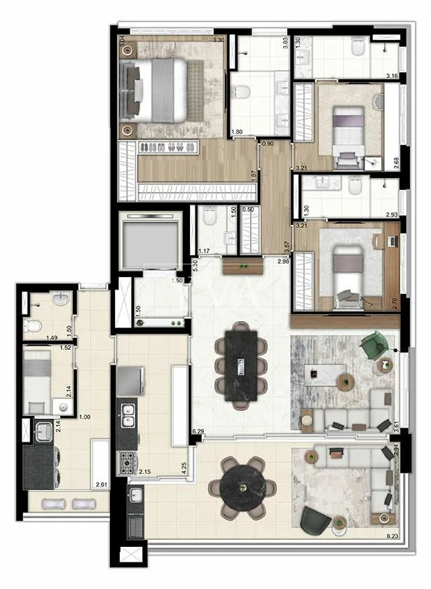 Apartamento com 3 suítes à venda em Paraíso, São Paulo, por R$ 4.910.000 Imagem 31