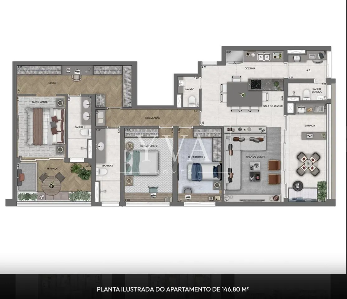 Apartamento com 3 suítes à venda em Vila Nova Conceição, São Paulo, por R$ 4.210.000 Imagem 40