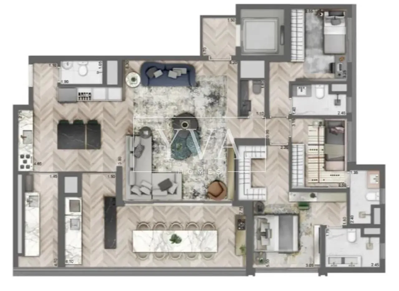 Apartamento com 3 suítes à venda em Vila Clementino, São Paulo, por R$ 3.100.000 Imagem 16